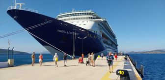 Bodrum'a 'Marella Discovery' kruvaziyeriyle 1752 turist geldi