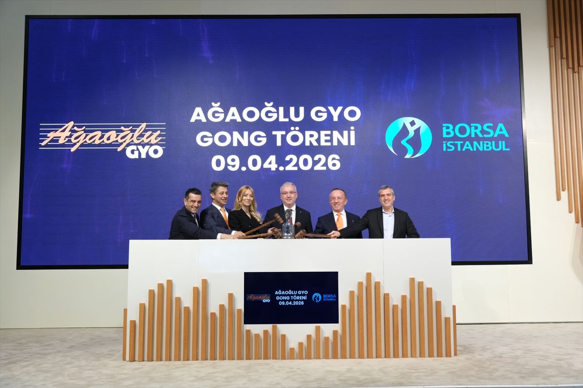Borsa İstanbul'da gong Ağaoğlu Avrasya Gayrimenkul Yatırım Ortaklığı AŞ için çaldı