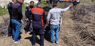 Burdur'da traktörün şaftına ayağı sıkışan kadın yaralandı
