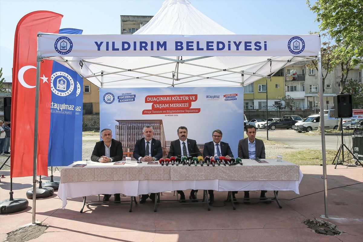 Bursa'da "Duaçınarı Kültür ve Yaşam Merkezi" projesi tanıtıldı