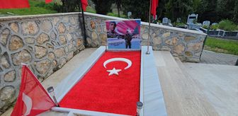 Bursa'da şehitlikten minyatür komando heykelini çalan şüpheli yakalandı