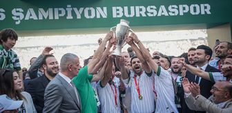 Bursaspor şampiyonluk kupasına kavuştu