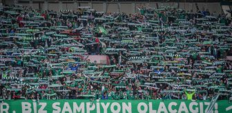 Bursaspor'un deplasman maçını 35 bin yeşil-beyazlı taraftar izledi