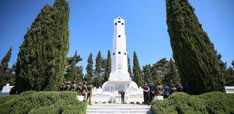 Çanakkale Kara Savaşları'nın 111. yılı dolayısıyla Fransız Askeri Mezarlığı'nda tören düzenlendi