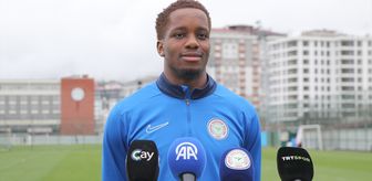 Çaykur Rizesporlu futbolcu Mebude, Kayserispor maçından umutlu Açıklaması