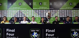 CEV Zeren Group Şampiyonlar Ligi Dörtlü Finali öncesi basın toplantısı düzenlendi