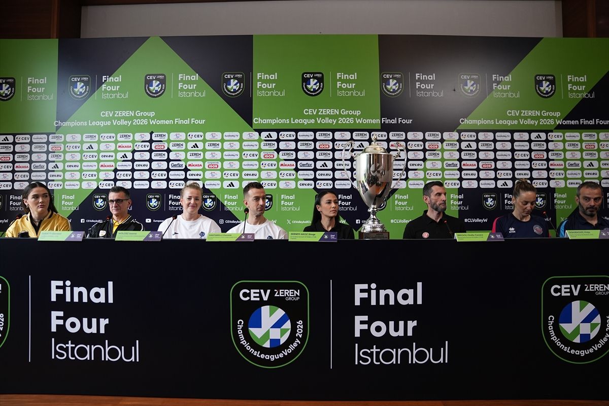 CEV Zeren Group Şampiyonlar Ligi Dörtlü Finali öncesi basın toplantısı düzenlendi