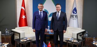 CHP Genel Başkanı Özel, DEVA Partisi Genel Başkanı Babacan'ı ziyaret etti Açıklaması