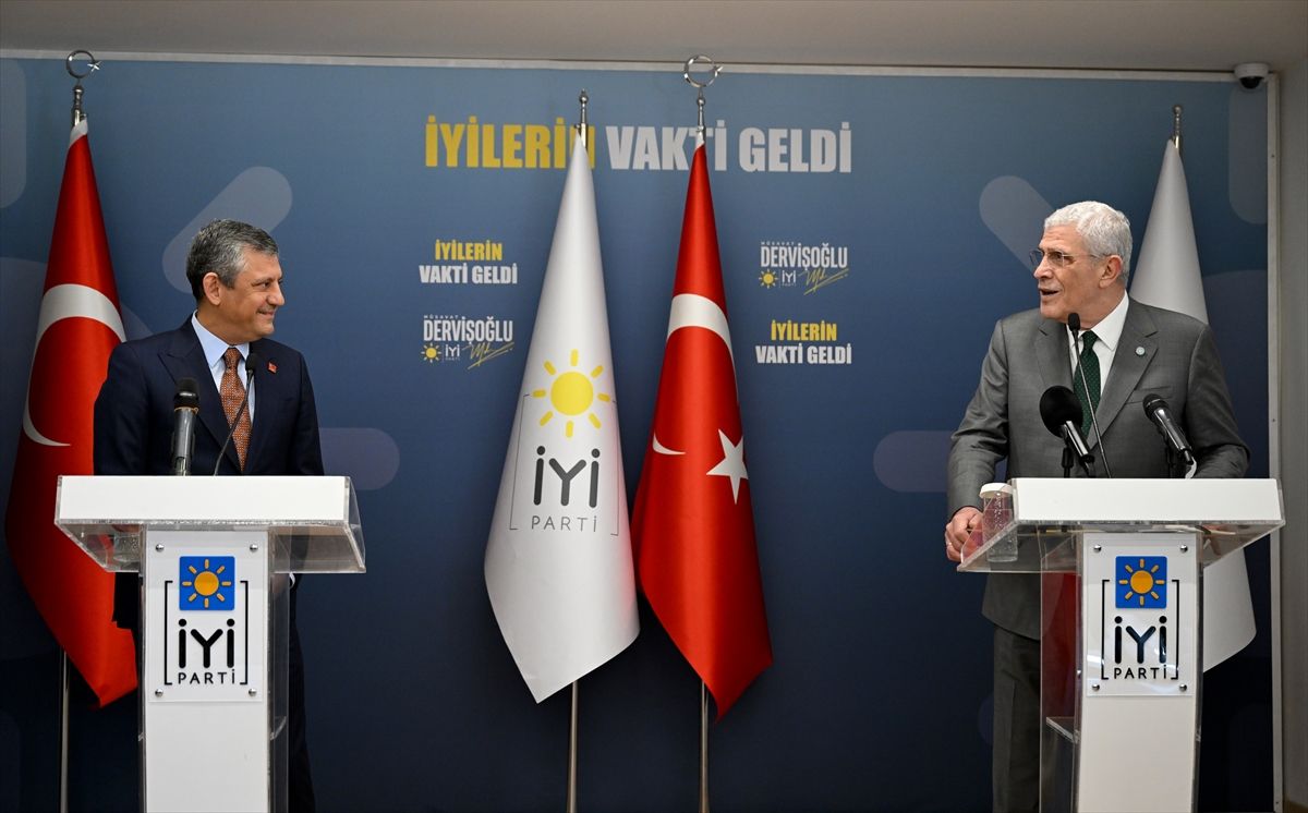 CHP Genel Başkanı Özel, İYİ Parti Genel Başkanı Dervişoğlu'nu ziyaret etti Açıklaması