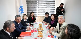 CHP Genel Başkanı Özel, Sol Parti'yi ziyaret etti Açıklaması