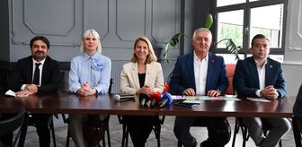 CHP Muğla Milletvekili Derici ile Parti Meclisi Üyesi Seyhan, Bilecik'te gazetecilerle buluştu