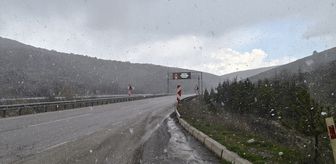 Çorum-Ankara kara yolunda kar etkili oluyor