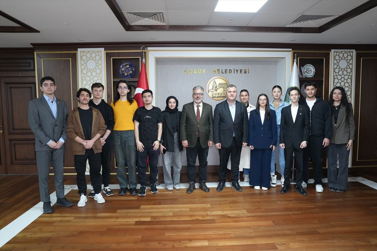 Çubuk Belediye Başkanı Demirbaş'a ziyaret