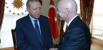 Cumhurbaşkanı Erdoğan, FIFA Başkanı Infantino'yu kabul etti