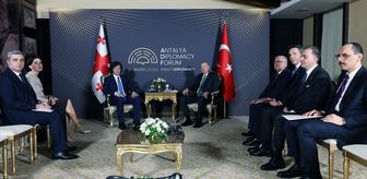 Cumhurbaşkanı Erdoğan, Gürcistan Başbakanı Kobakhidze ile bir araya geldi