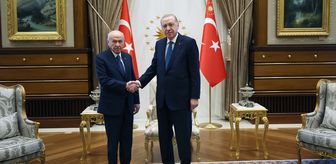 Cumhurbaşkanı Erdoğan, MHP Genel Başkanı Bahçeli'yi kabul etti
