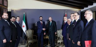 Cumhurbaşkanı Erdoğan, Suriye Cumhurbaşkanı Şara ile görüştü