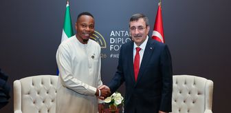 Cumhurbaşkanı Yardımcısı Yılmaz, Antalya Diplomasi Forumu kapsamında görüşmeler yaptı Açıklaması
