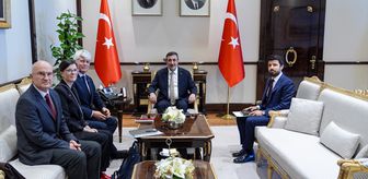 Cumhurbaşkanı Yardımcısı Yılmaz, İsviçre'nin Ankara Büyükelçisi Scheurer'i kabul etti
