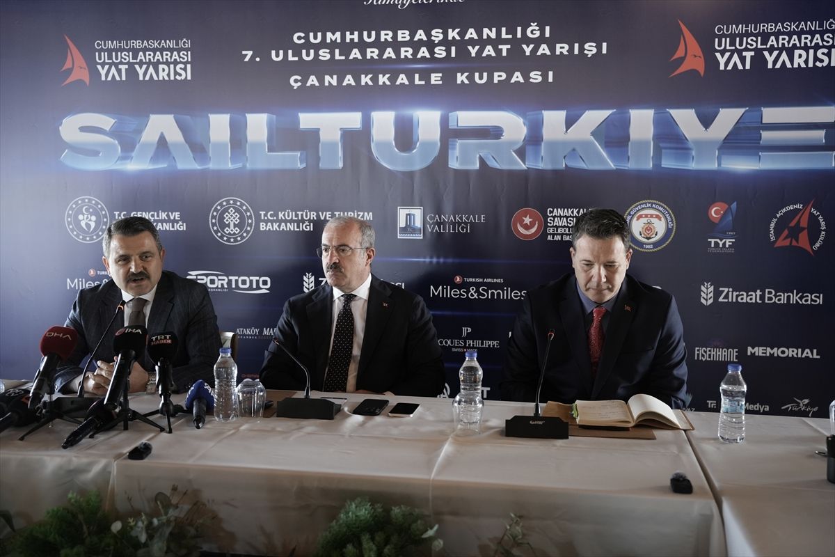 Cumhurbaşkanlığı Uluslararası Yat Yarışları Çanakkale Kupası'nın basın lansmanı yapıldı