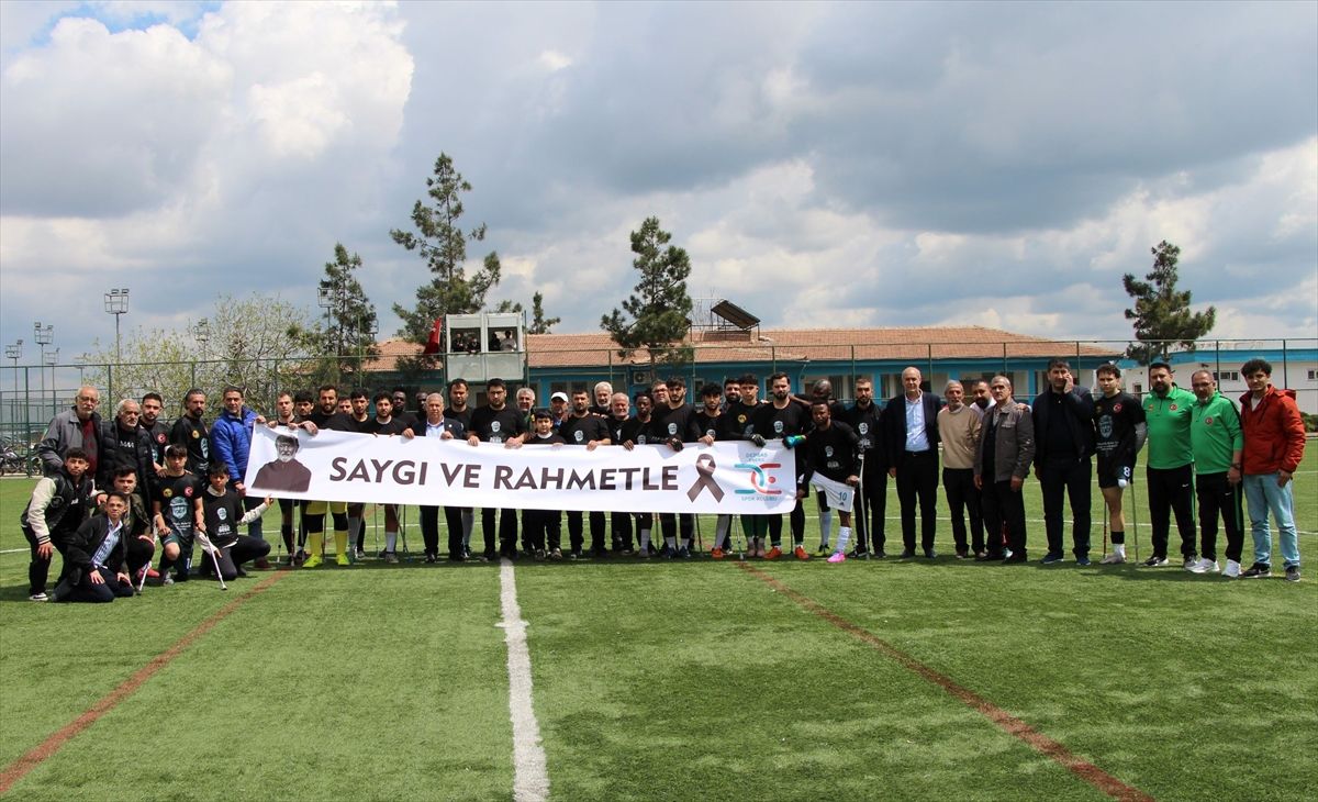 DEPSAŞ Enerji Ampute Futbol Takımı, teknik direktörü Mustafa Bebe'yi andı