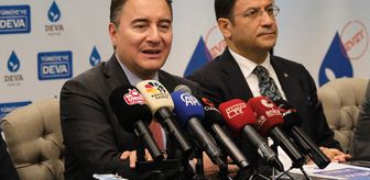 DEVA Partisi Genel Başkanı Babacan, Çorum'da basın toplantısı düzenledi