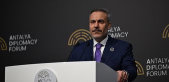 Dışişleri Bakanı Fidan, Antalya Diplomasi Forumu kapanış töreninde konuştu Açıklaması