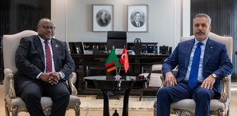 Dışişleri Bakanı Fidan, Zambiyalı mevkidaşı Haimbe ile görüştü