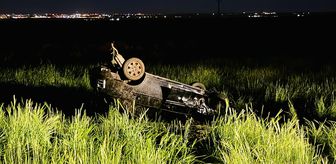 Diyarbakır'da devrilen otomobildeki 10 kişi yaralandı