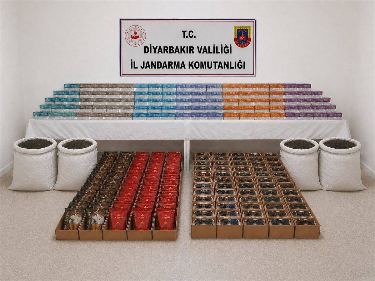 Diyarbakır'da kaçakçılık operasyonlarında 58 şüpheli hakkında işlem yapıldı