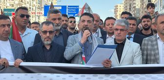 Diyarbakır ve Mardin'de İsrail'in Küresel Sumud Filosu'na saldırısı kınandı