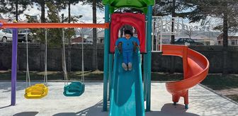 Doğanşehir'de kırsal mahallelere çocuk parkı yapıldı