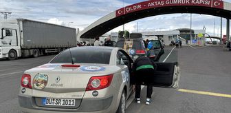 Doğu-Batı Dostluk ve İpek Yolu Rallisi ekibi Ardahan'dan Gürcistan'a geçti