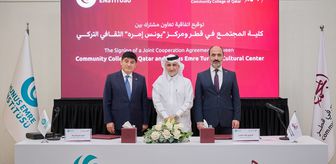 Doha YEE ile Katar Toplum Yüksekokulu arasında Türkçe öğretimine yönelik protokol imzalandı