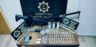 Dörtyol'da uyuşturucu operasyonunda yakalanan 3 zanlı tutuklandı