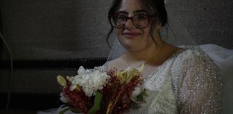 Düzce'de down sendromlu Elif'in gelinlik giyme hayali gerçek oldu
