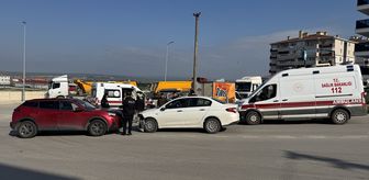 Edirne'de 3 aracın karıştığı kazada bir kişi yaralandı