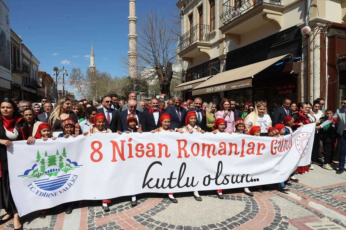 Edirne'de '8 Nisan Romanlar Günü'nde etkinlik düzenlendi