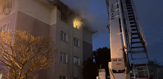 Edirne'de bir apartman dairesinde çıkan yangın söndürüldü