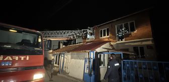 Edirne'de evin girişindeki beton zeminin çökmesi nedeniyle 1 kişi yaralandı