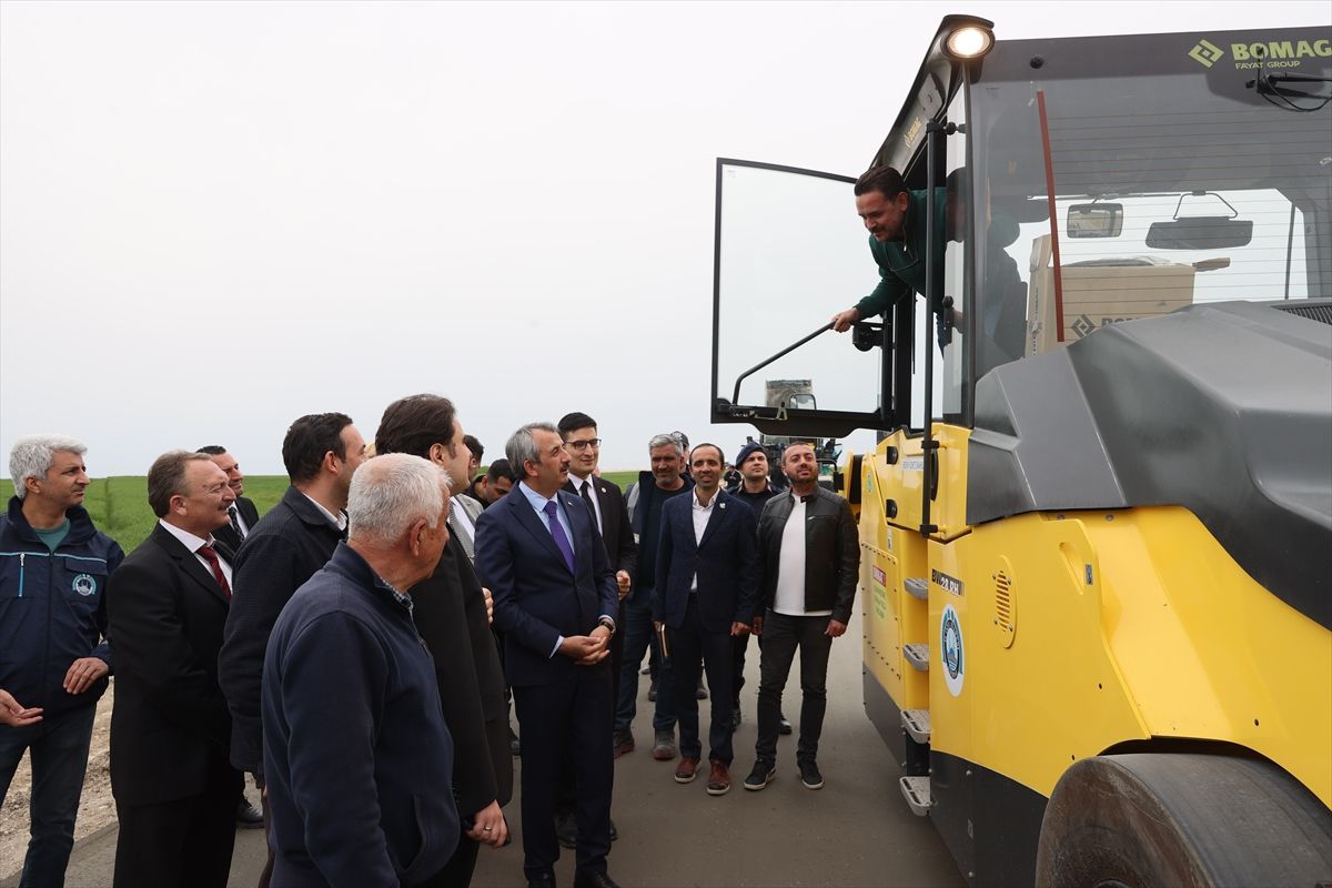 Edirne'de köy yolları yenileniyor