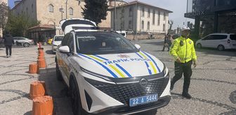 Edirne'de polis ekiplerince trafik denetimi yapıldı