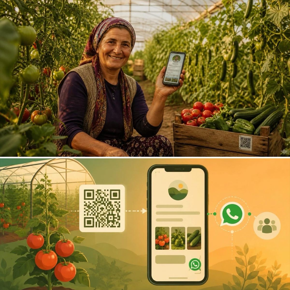 Edirne'de sera üreticilerine dijital destek programı
