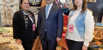 Edirne'nin deri ve saraciye ürünleri Cemre Çarşısı'nda tanıtıldı