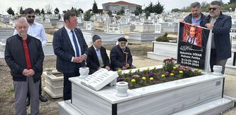 Edirne'nin turizm elçisi Bahri Dinar kabri başında anıldı