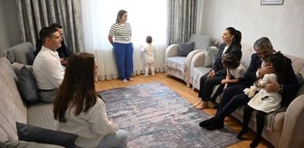 Edirne Valisi Sezer koruyucu aileyi ziyaret etti