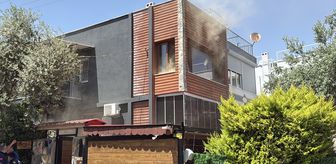 Efeler'de evde çıkan yangın söndürüldü