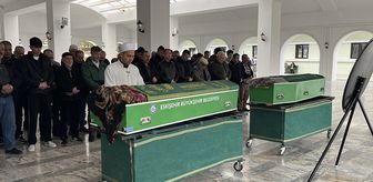 Emekli askerin öldürdüğü eşi ve kızının cenazesi Eskişehir'de toprağa verildi