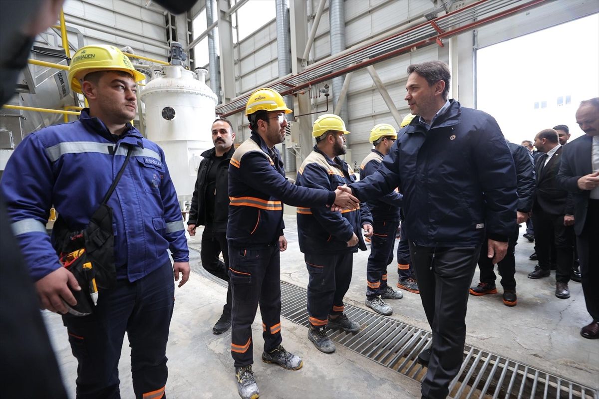 Enerji ve Tabii Kaynaklar Bakanı Bayraktar, Eskişehir'de Kırka Bor İşletmesi ziyaretinde konuştu Açıklaması