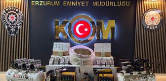 Erzurum'da kaçakçılık operasyonunda 2 şüpheli gözaltına alındı